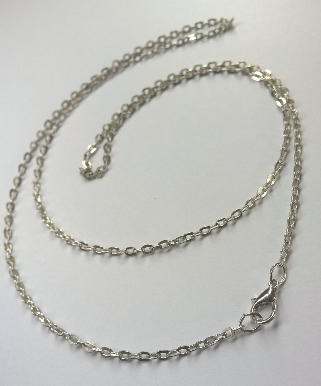 Zilverkleurige ketting