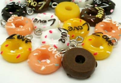 Donut ' Love ' in verschillende kleuren
