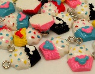 Mickey cupcake in verschillende kleuren