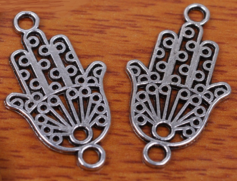 Hamsa hand bedel connector