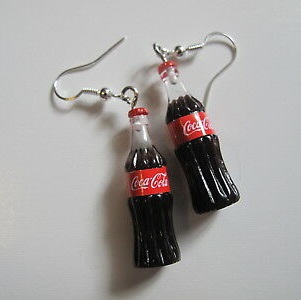 Coca Cola oorbellen