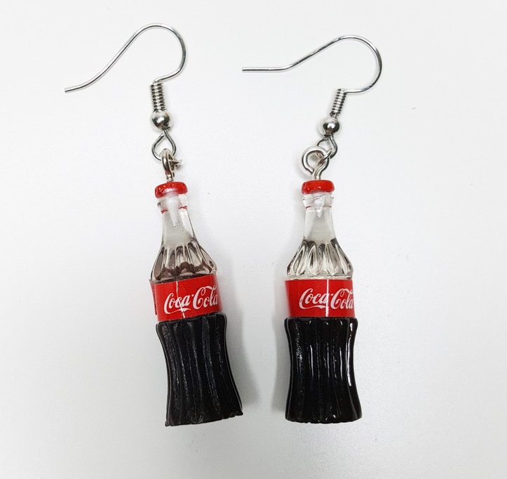 Coca Cola oorbellen
