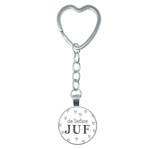 De liefste juf sleutelhanger