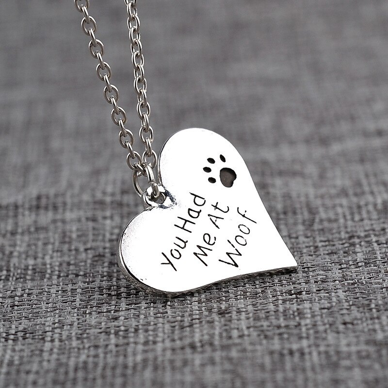 'you had me at woof' ketting