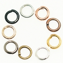 metalen ringetjes 5mm, keuze uit diverse kleuren