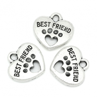 Hartje 'Best friend' met pootje