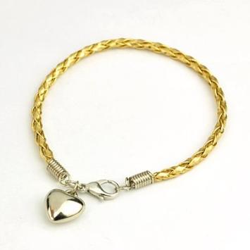 Armband goud met hartje