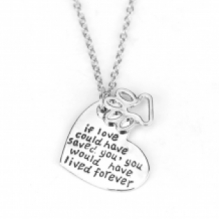if love could have saved you, you would have lived forever - ketting met hondenpootje