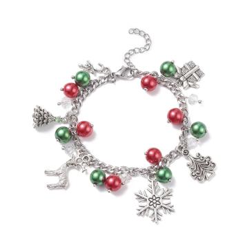 Kerst bedel armband