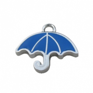 blauwe paraplu