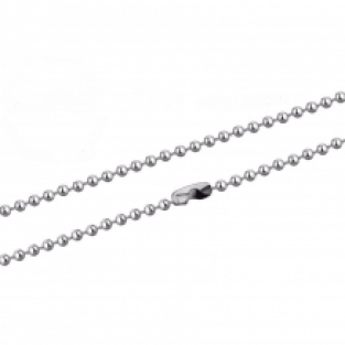 RVS ballchain ketting 70cm x 2mm