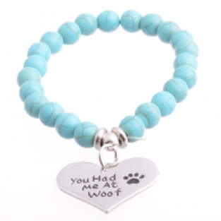 'you had me at woof' armband